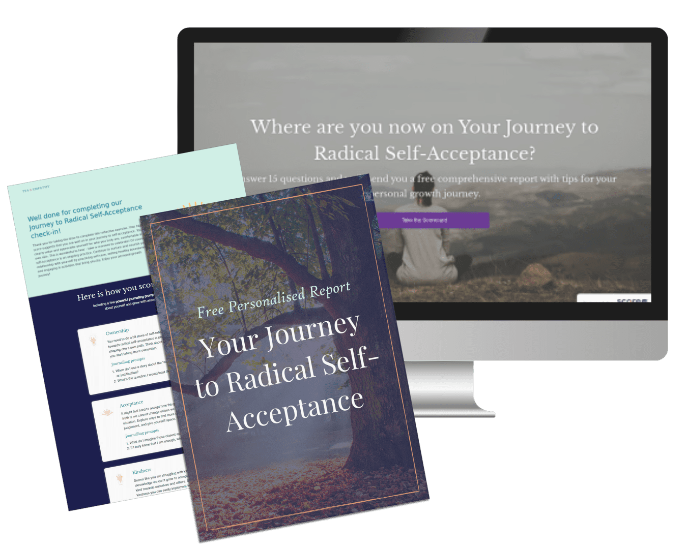 Your Journey to Radical Self-Acceptance scorecard + report